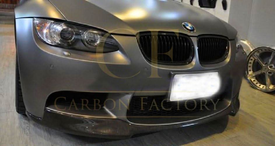 V Style Carbon Fibre Front Splitter for BMW E90 E92 E93 M3 07-13 - Carbon Factory
