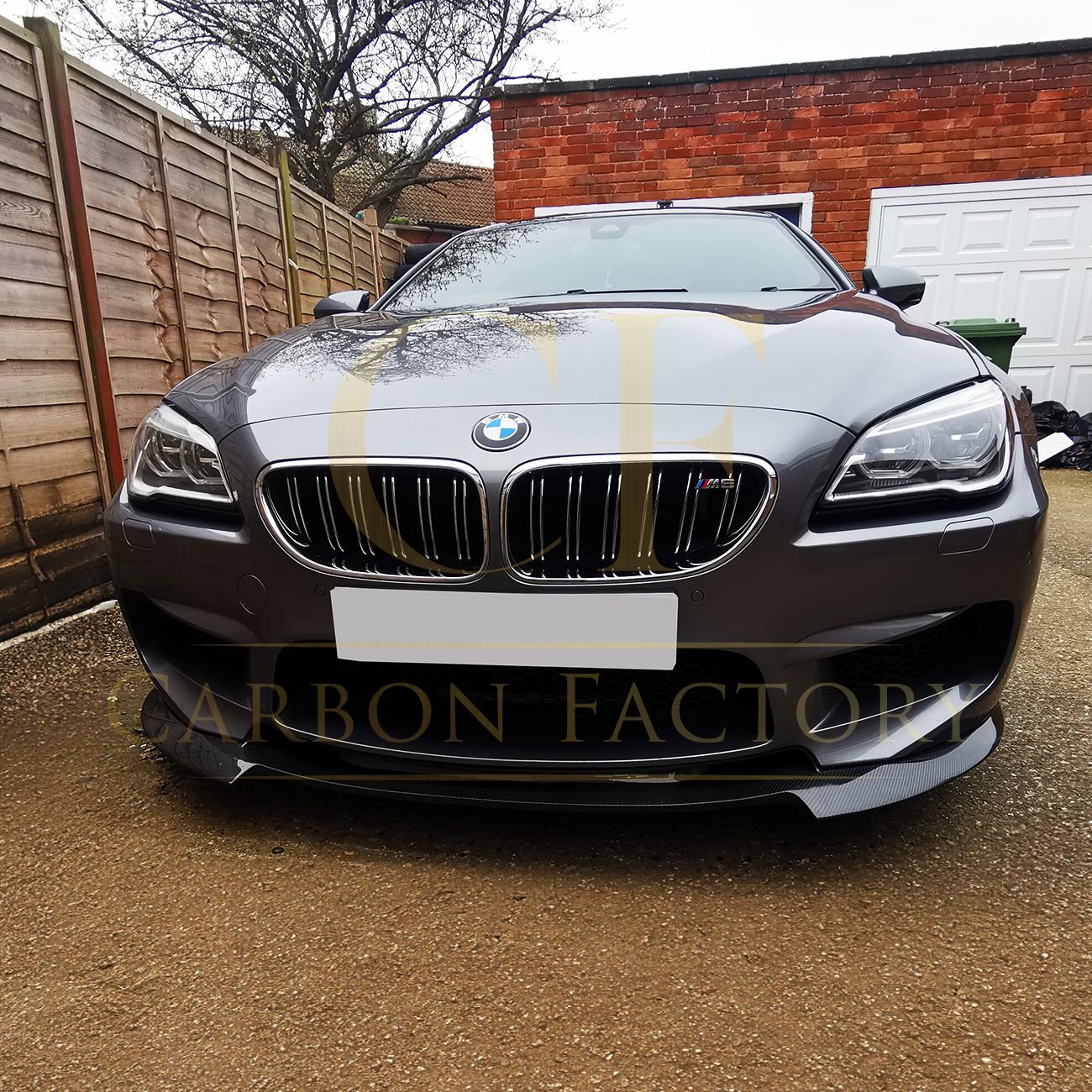 V Style Carbon Fibre Front Splitter for BMW F06 F12 F13 M6 11-18 - Carbon Factory