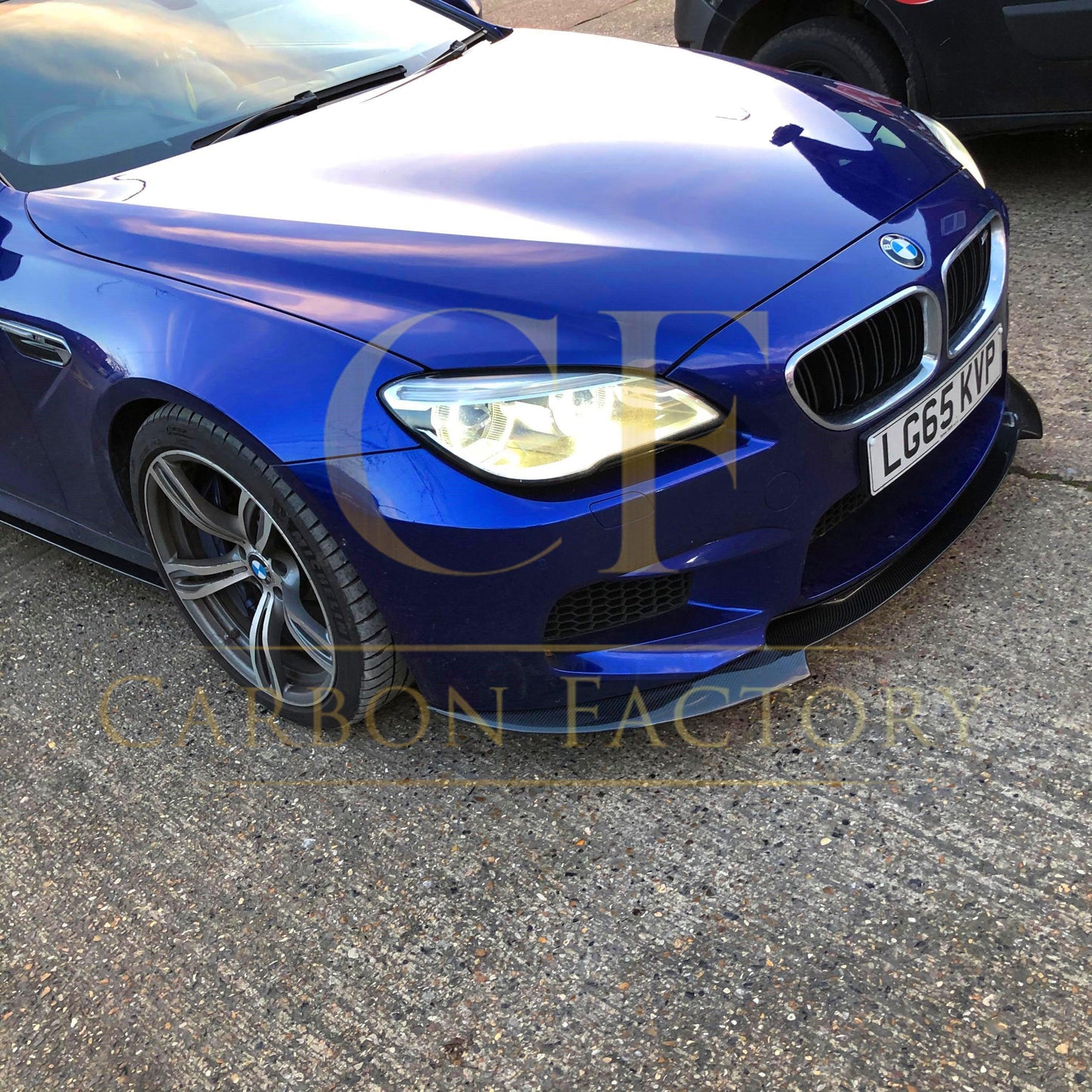 V Style Carbon Fibre Front Splitter for BMW F06 F12 F13 M6 11-18 - Carbon Factory