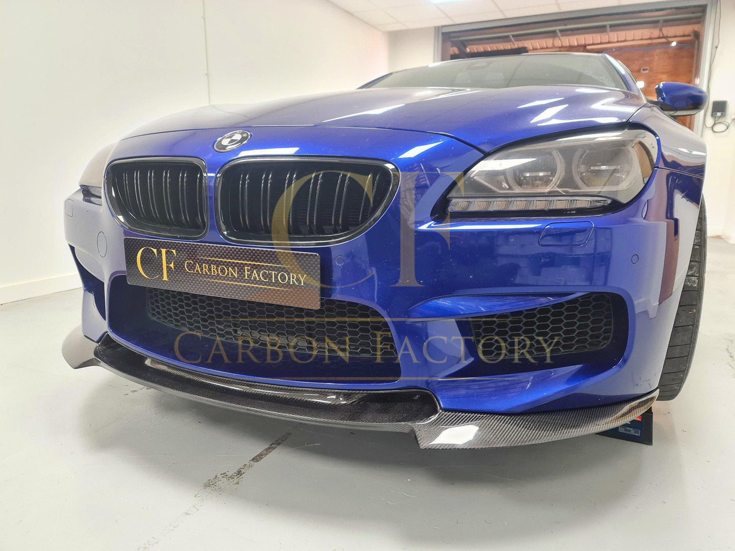 V Style Carbon Fibre Front Splitter for BMW F06 F12 F13 M6 11-18 - Carbon Factory