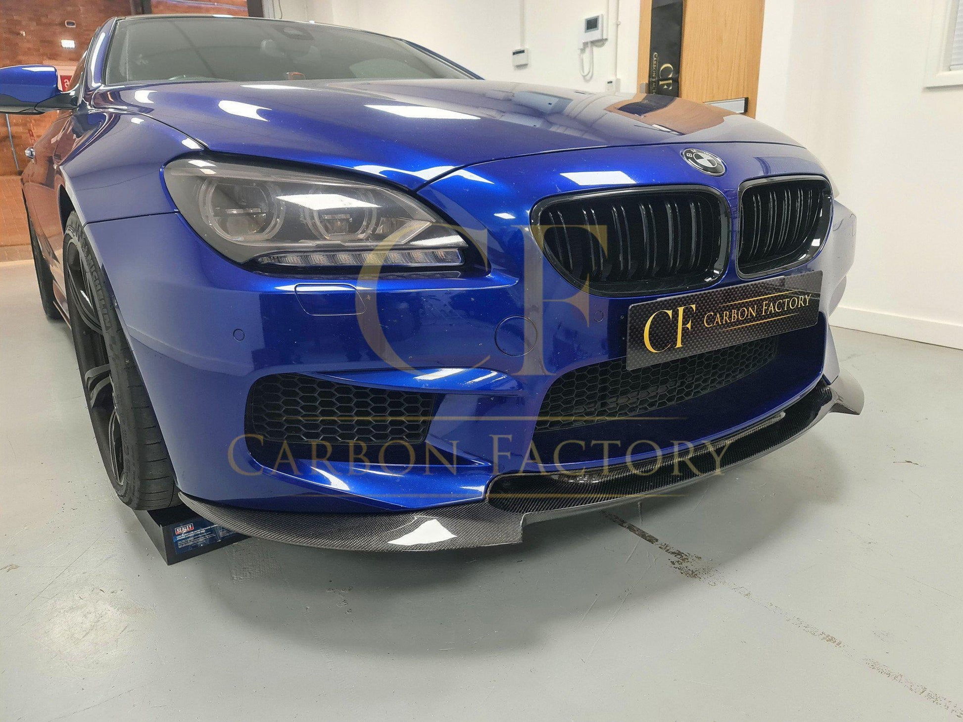 V Style Carbon Fibre Front Splitter for BMW F06 F12 F13 M6 11-18 - Carbon Factory