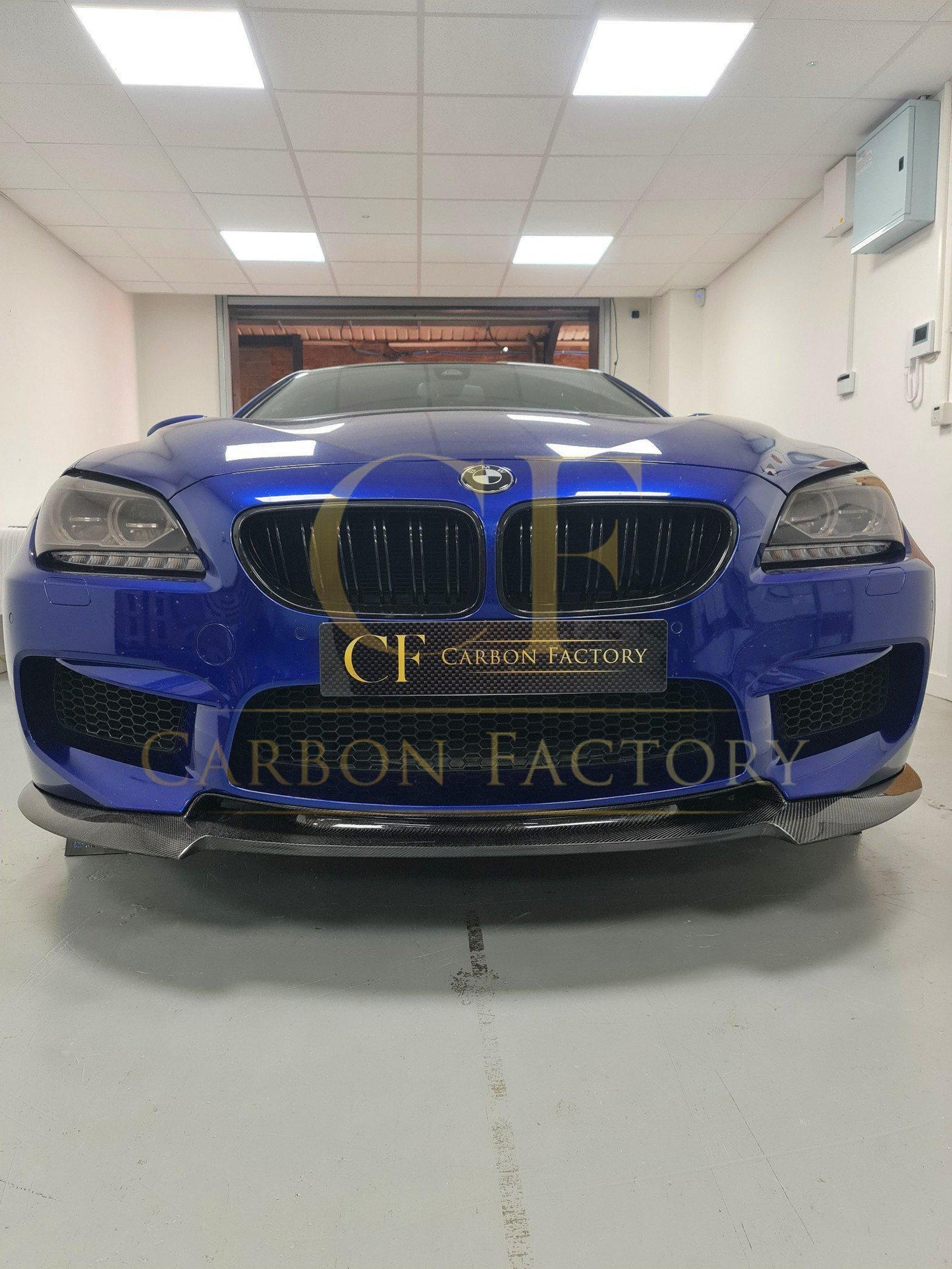 V Style Carbon Fibre Front Splitter for BMW F06 F12 F13 M6 11-18 - Carbon Factory