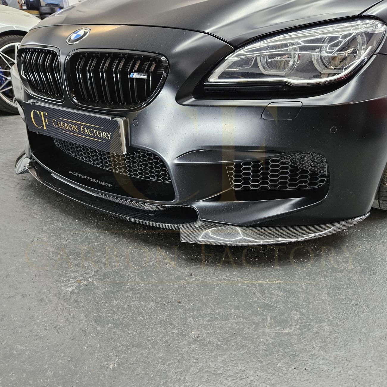 V Style Carbon Fibre Front Splitter for BMW F06 F12 F13 M6 11-18 - Carbon Factory