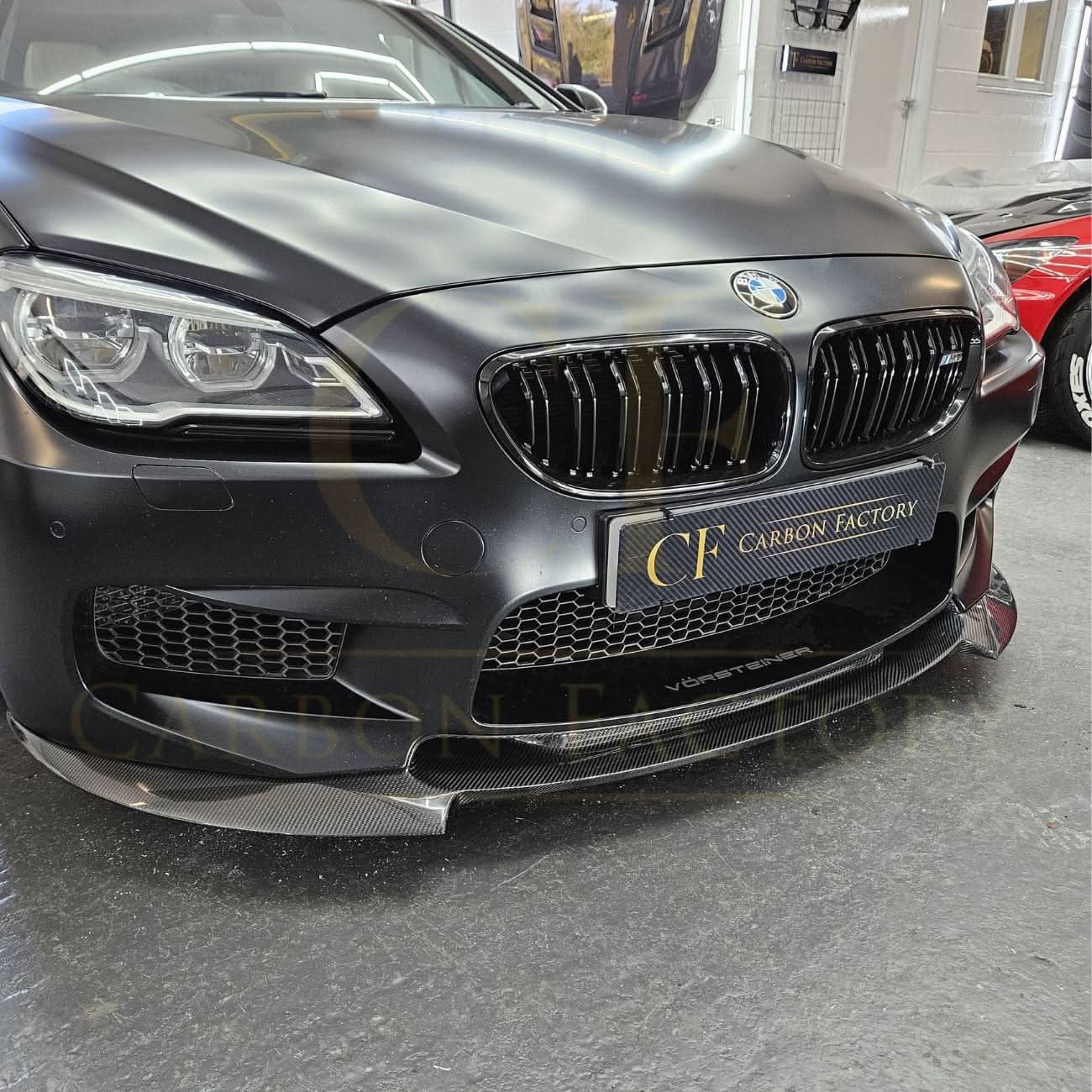 V Style Carbon Fibre Front Splitter for BMW F06 F12 F13 M6 11-18 - Carbon Factory