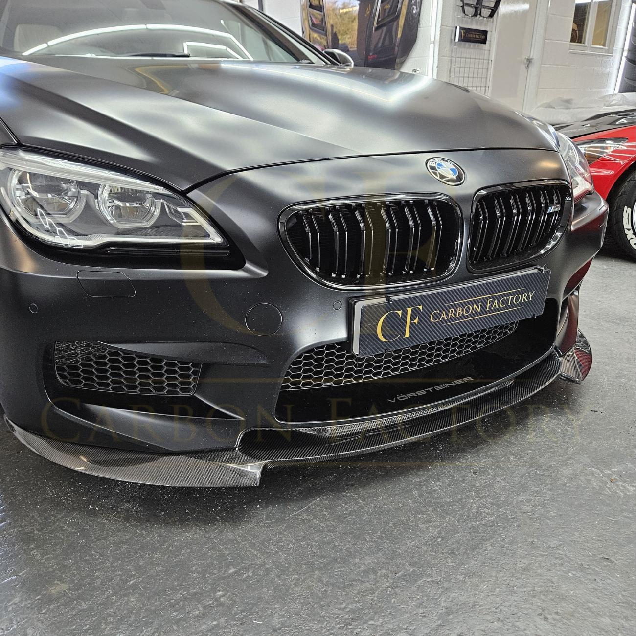 V Style Carbon Fibre Front Splitter for BMW F06 F12 F13 M6 11-18 - Carbon Factory