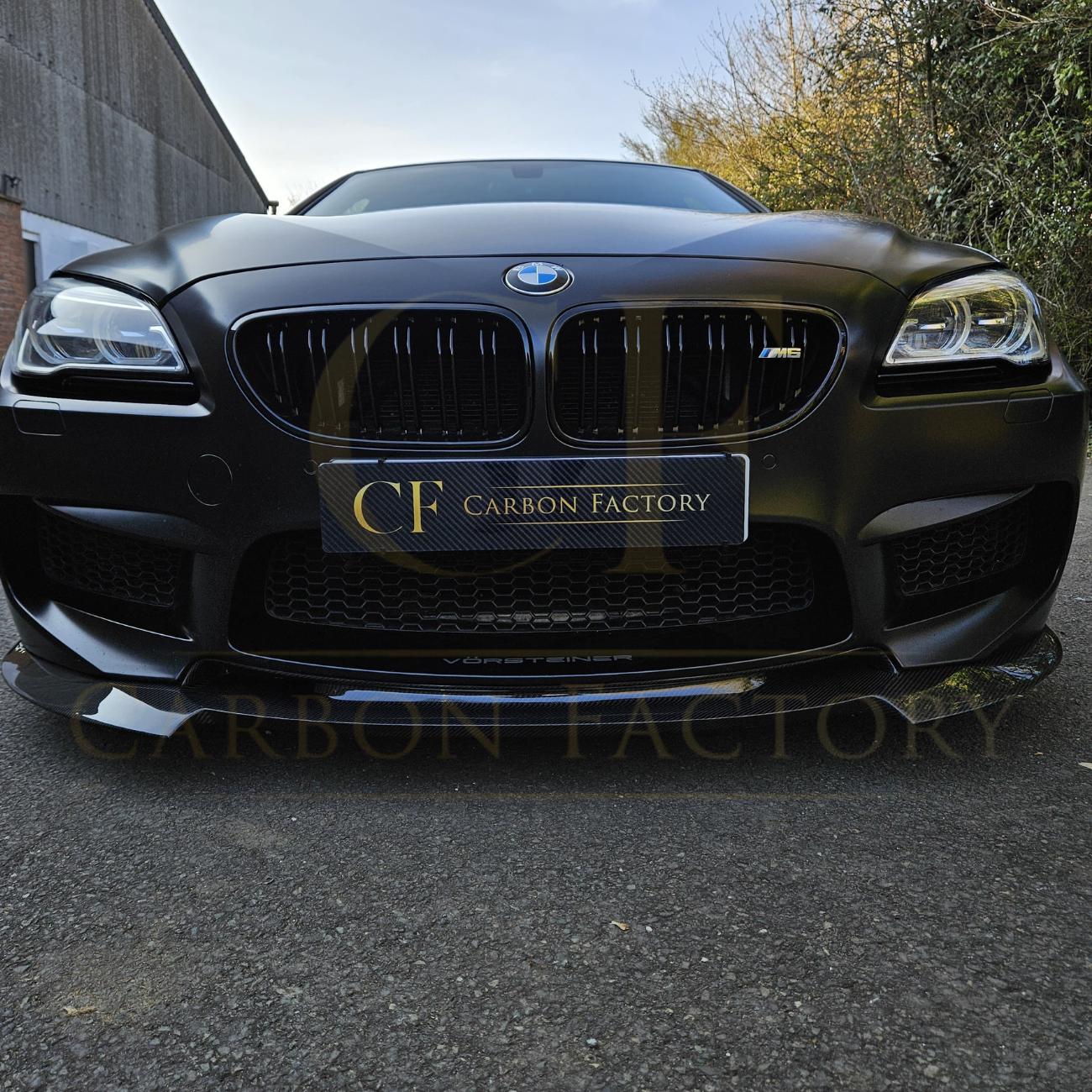 V Style Carbon Fibre Front Splitter for BMW F06 F12 F13 M6 11-18 - Carbon Factory