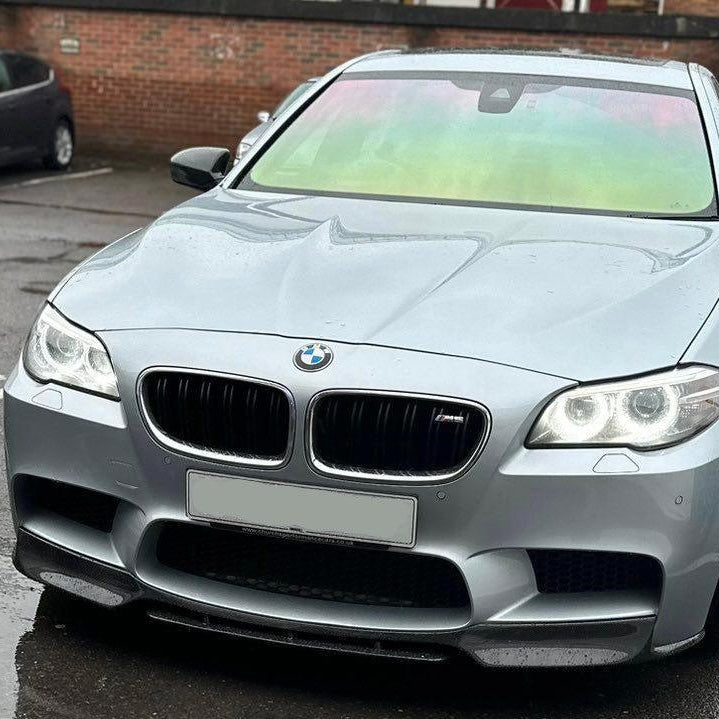 V Style Carbon Fibre Front Splitter for BMW F10 M5 10-16 - Carbon Factory