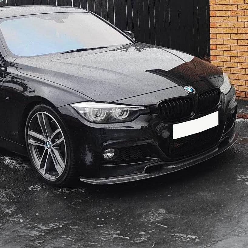 V Style Carbon Fibre Front Splitter for BMW F30 F31 3 Series M Sport 12-19 - Carbon Factory