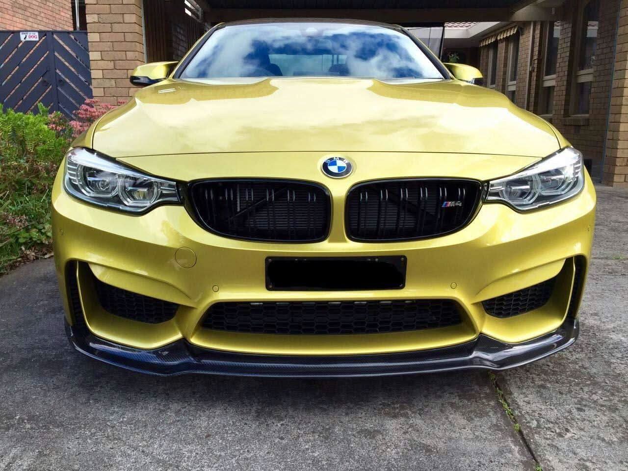 V Style Carbon Fibre Front Splitter for BMW F80 M3 F82 F83 M4 14-20 - Carbon Factory