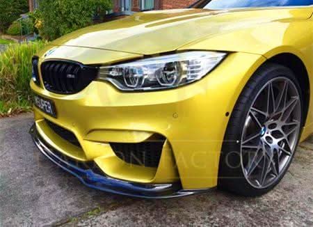V Style Carbon Fibre Front Splitter for BMW F80 M3 F82 F83 M4 14-20 - Carbon Factory