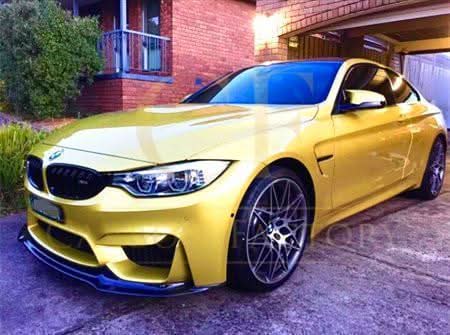 V Style Carbon Fibre Front Splitter for BMW F80 M3 F82 F83 M4 14-20 - Carbon Factory