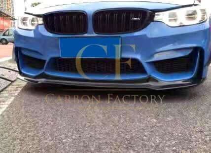 V Style Carbon Fibre Front Splitter for BMW F80 M3 F82 F83 M4 14-20 - Carbon Factory