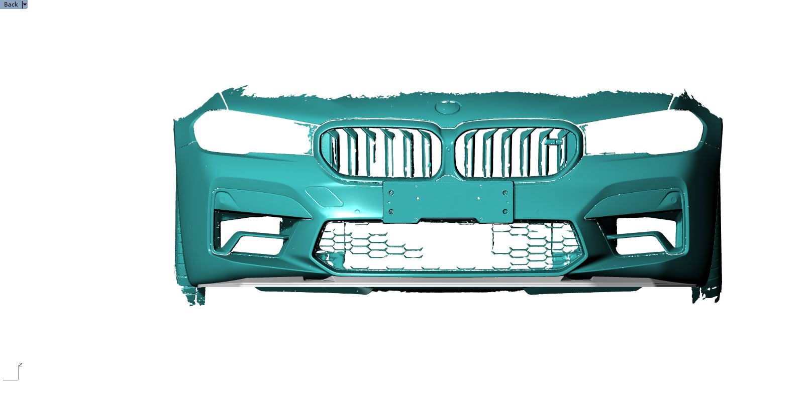 V Style Carbon Fibre Front Splitter for BMW F90 M5 LCI 21-24 - Carbon Factory