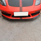 V Style Carbon Fibre Front Splitter for Porsche Boxster & Cayman 718 16-21 - Carbon Factory