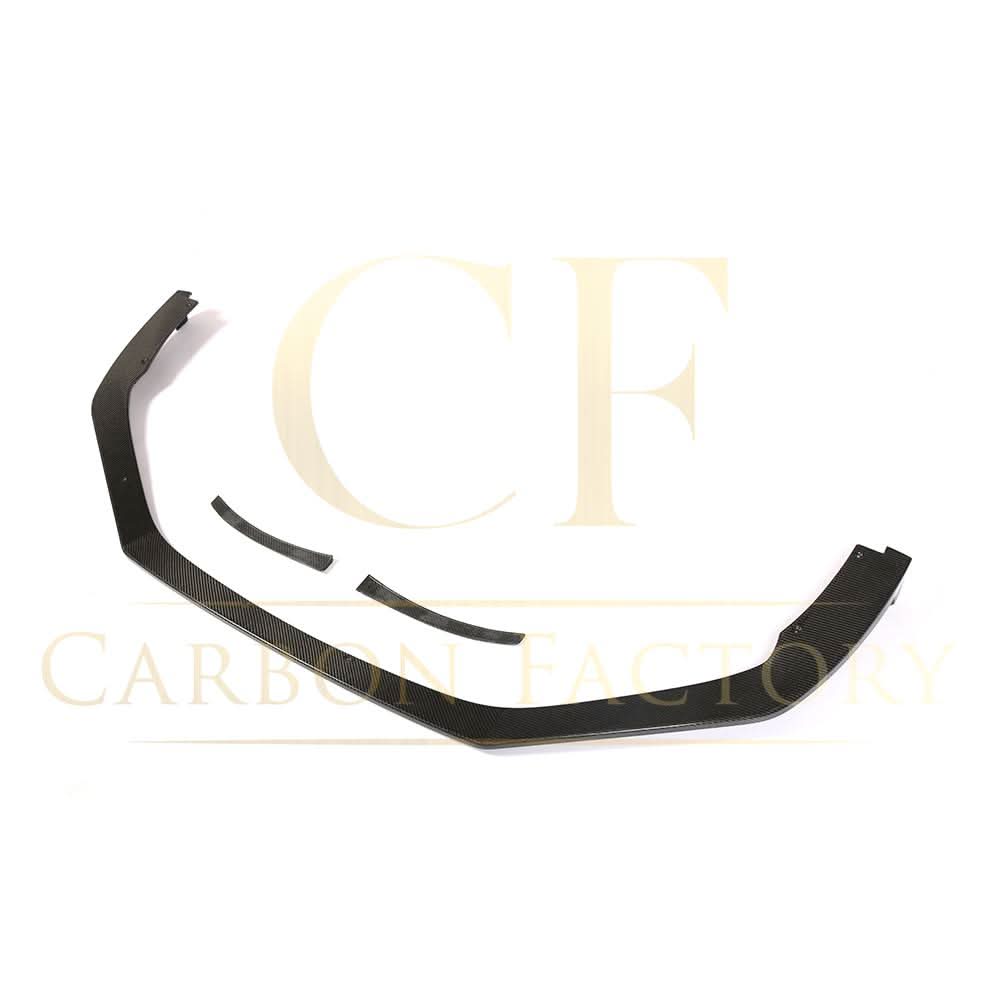 V Style Carbon Fibre Front Splitter for Porsche Boxster & Cayman 718 16-21 - Carbon Factory