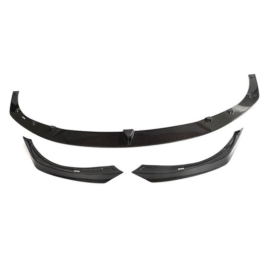 V Style Carbon Fibre Front Splitter for Tesla Model S Facelift 21-Present - Carbon Factory