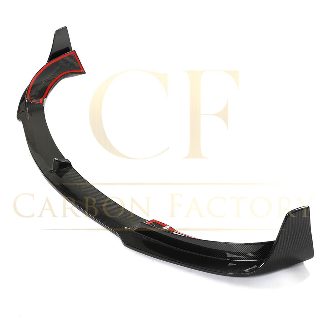 V Style Carbon Fibre Front Splitter for Tesla Model Y 19-23 - Carbon Factory