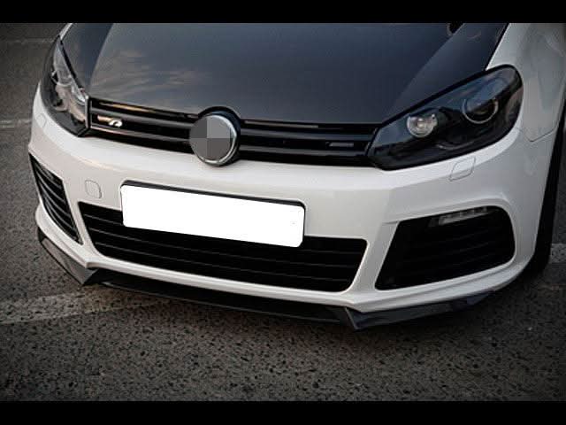V Style Carbon Fibre Front Splitter for VW Golf MK6 R20 08-13 - Carbon Factory