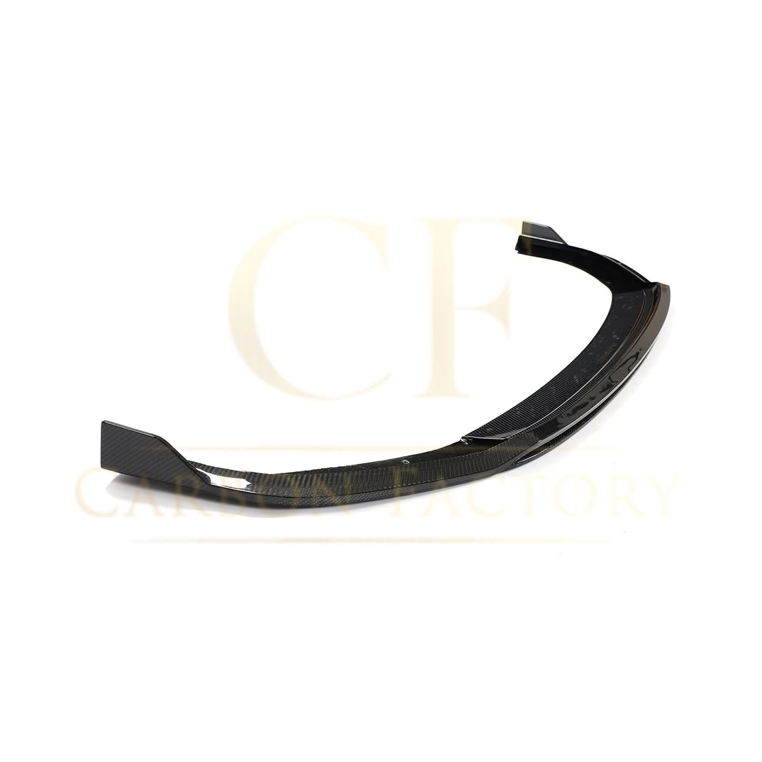 V Style Carbon Fibre Front Splitter for VW Polo MK6 GTI 17-20 - Carbon Factory