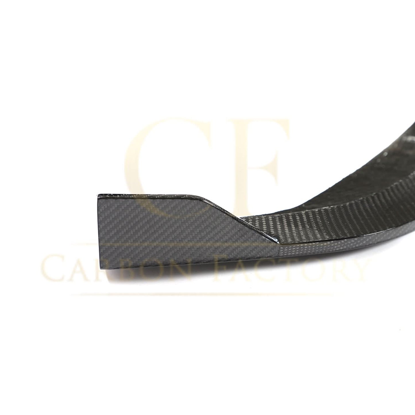 V Style Carbon Fibre Front Splitter for VW Polo MK6 GTI 17-20 - Carbon Factory