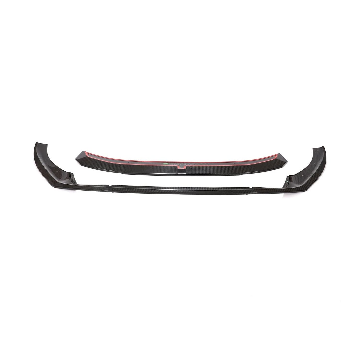 V Style Pre-Preg Carbon Fibre Front Splitter for Audi B9.5 A5 S Line & S5 20-22 - Carbon Factory