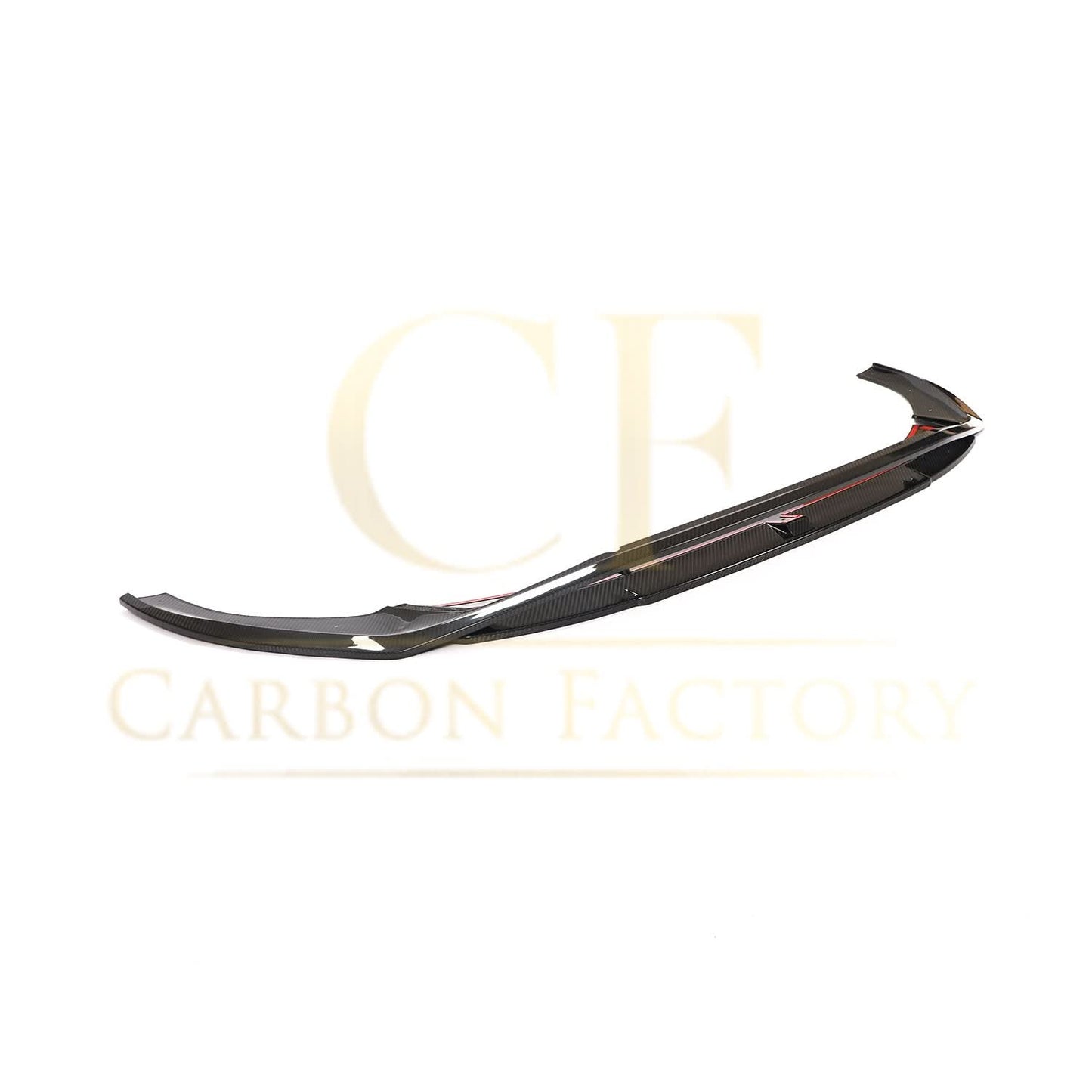 V Style Pre-Preg Carbon Fibre Front Splitter for Audi B9.5 A5 S Line & S5 20-22 - Carbon Factory