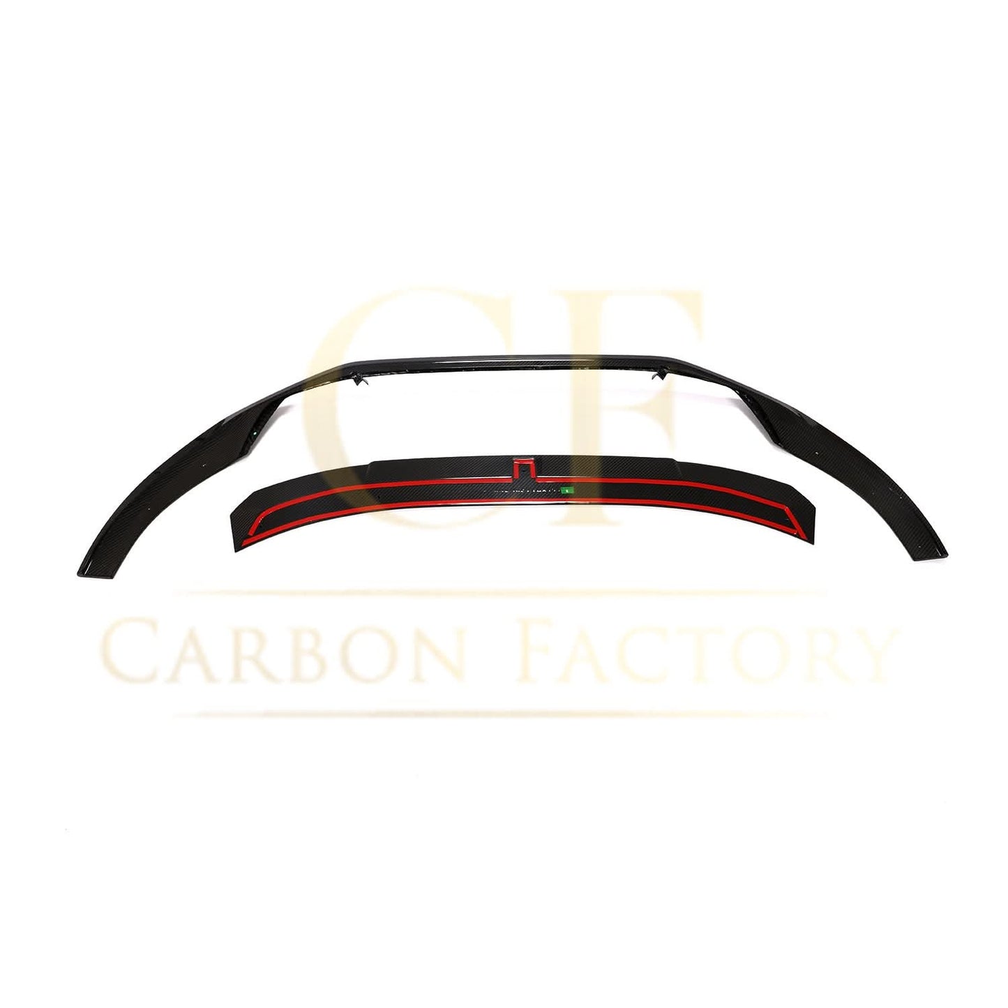 V Style Pre-Preg Carbon Fibre Front Splitter for Audi B9.5 A5 S Line & S5 20-22 - Carbon Factory
