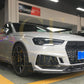 V Style Pre-Preg Carbon Fibre Front Splitter for Audi B9 RS4 18-20 - Carbon Factory