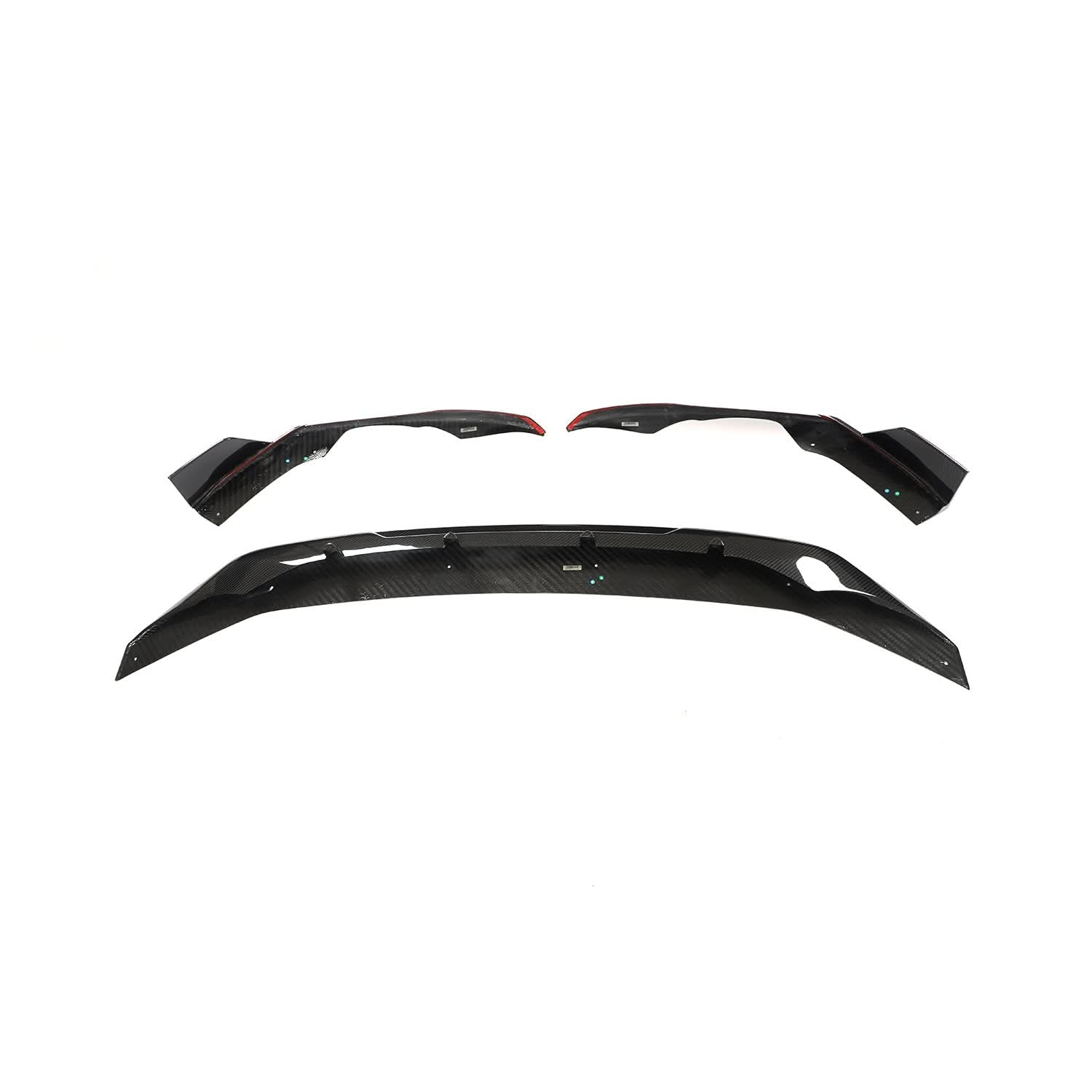 V Style Pre-Preg Carbon Fibre Front Splitter for Audi C8 RS6 19-22 - Carbon Factory