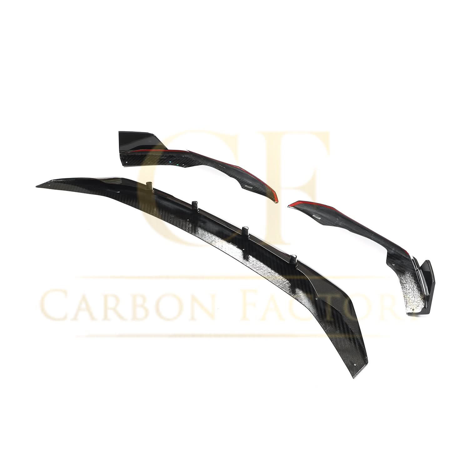 V Style Pre-Preg Carbon Fibre Front Splitter for Audi C8 RS6 19-22 - Carbon Factory