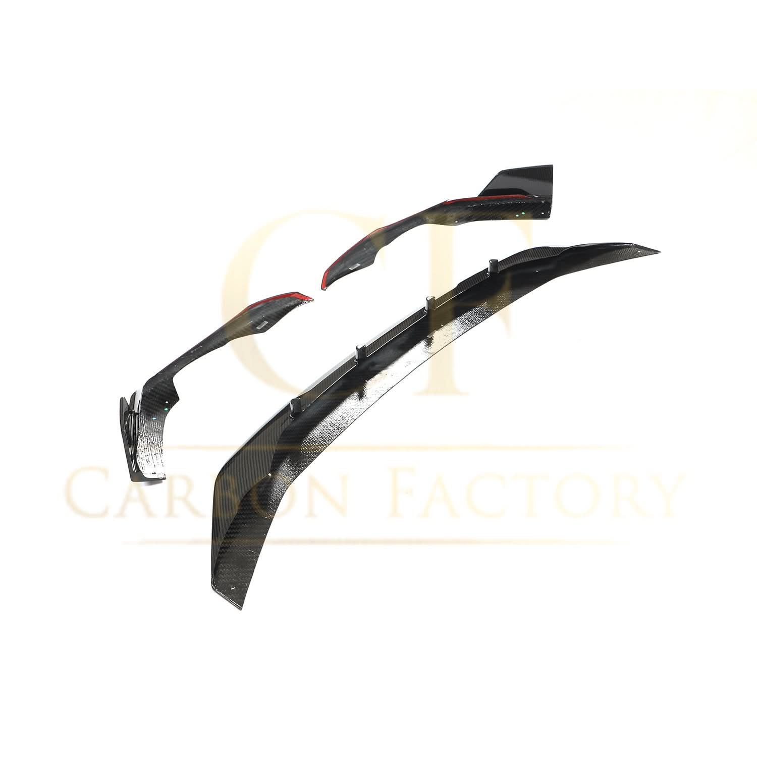 V Style Pre-Preg Carbon Fibre Front Splitter for Audi C8 RS6 19-22 - Carbon Factory