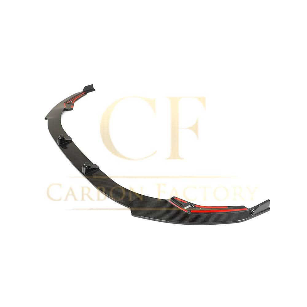 V Style Pre-Preg Carbon Fibre Front Splitter for Audi S3 Saloon 21-Present - Carbon Factory