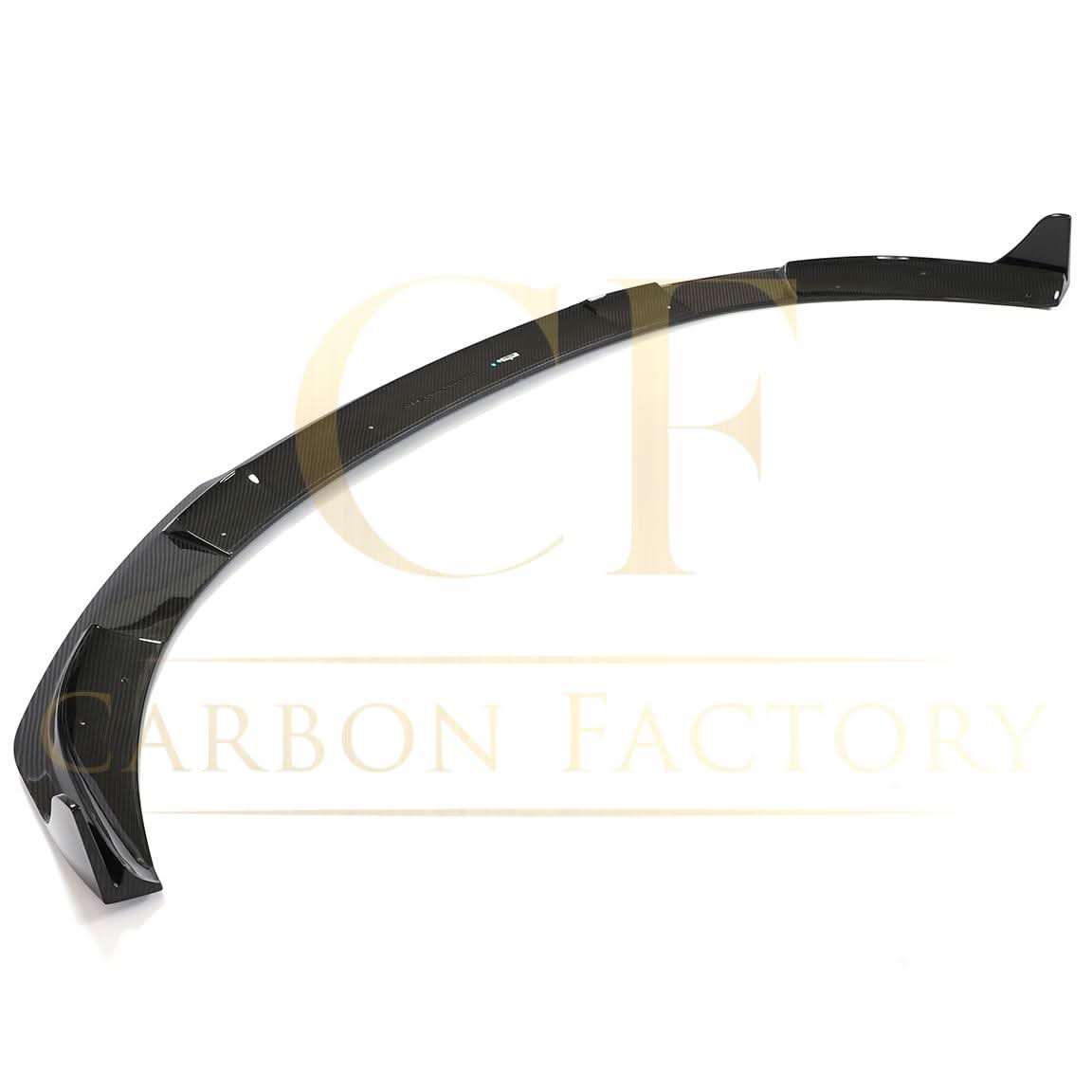 V Style Pre-Preg Carbon Fibre Front Splitter for Porsche Taycan Turbo 4 Door 19-21 - Carbon Factory
