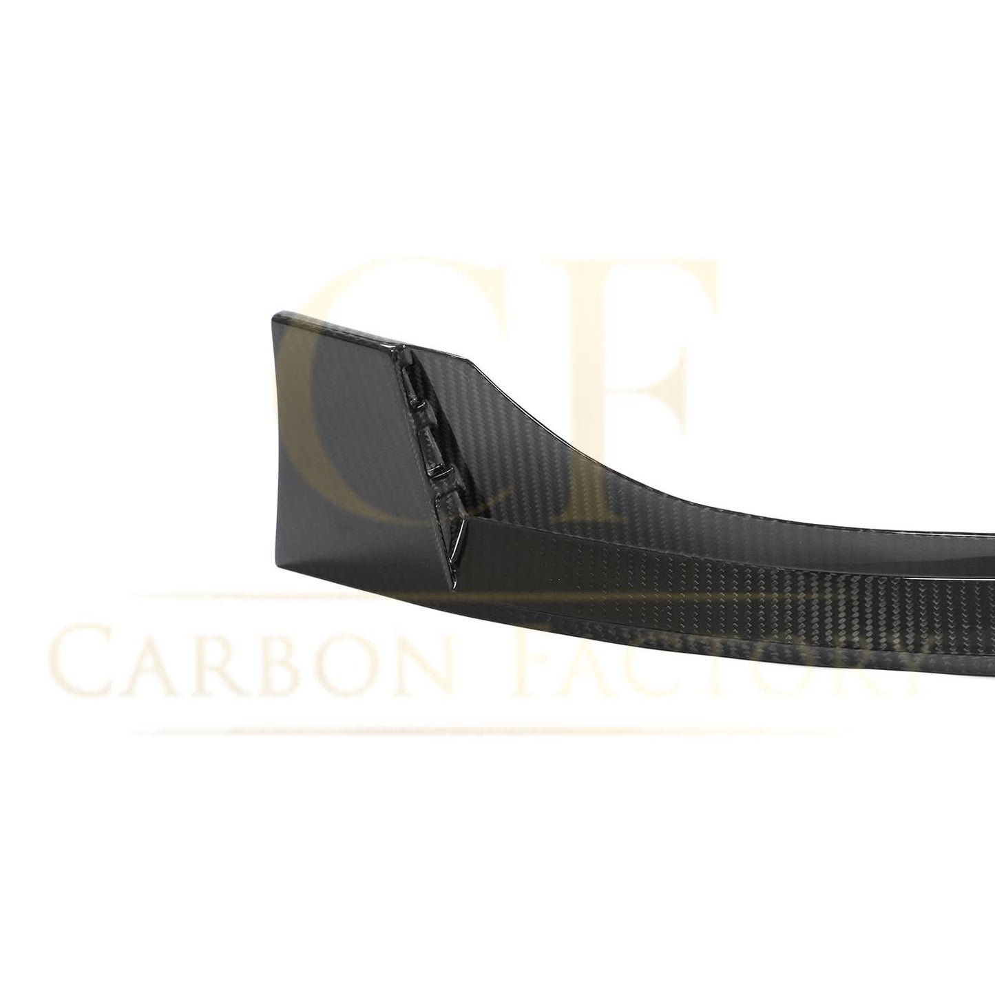 V Style Pre-Preg Carbon Fibre Front Splitter for VW Golf MK8 GTI 21-Present - Carbon Factory