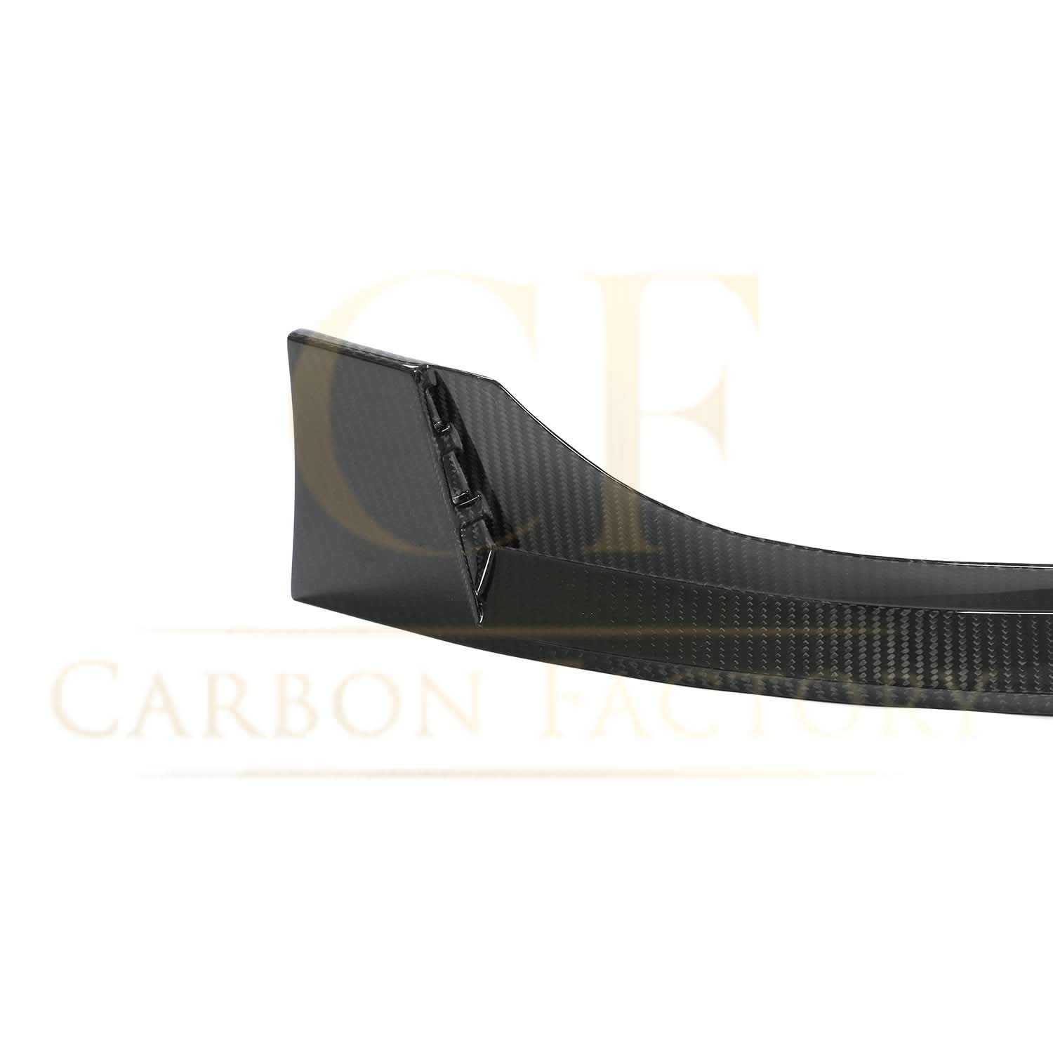 V Style Pre-Preg Carbon Fibre Front Splitter for VW Golf MK8 GTI 21-Present - Carbon Factory