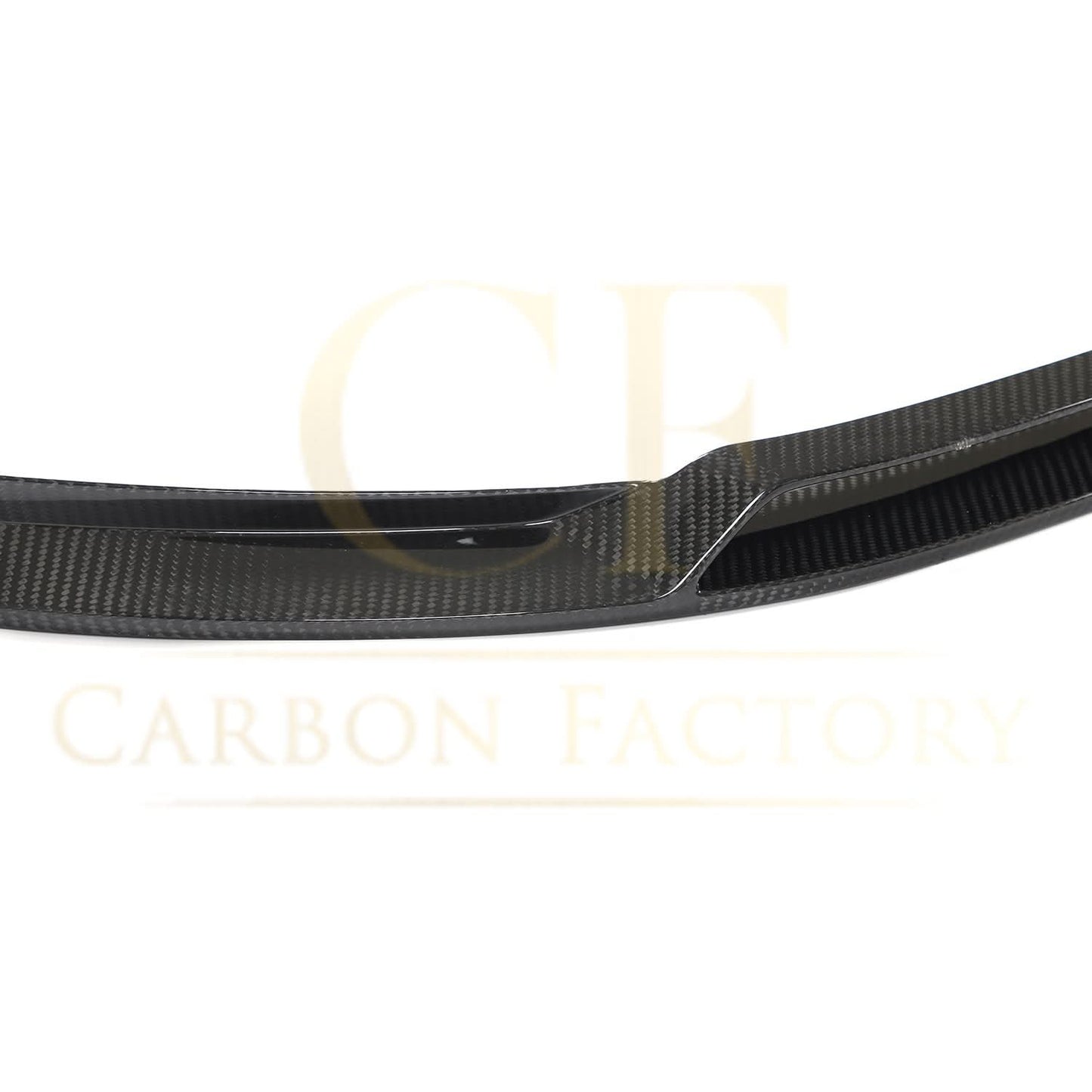 V Style Pre-Preg Carbon Fibre Front Splitter for VW Golf MK8 GTI 21-Present - Carbon Factory