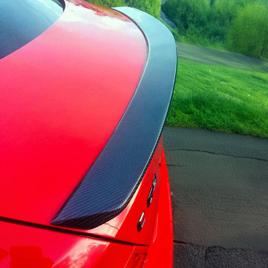 AMG Style Carbon Fibre Boot Spoiler for Mercedes Benz W204 C Class Saloon 07-14 - Carbon Factory