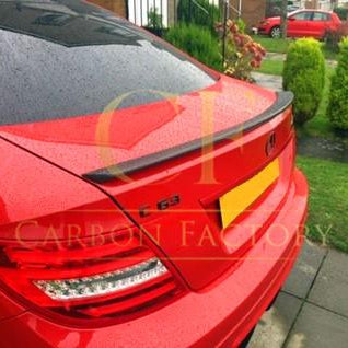 AMG Style Carbon Fibre Boot Spoiler for Mercedes Benz W204 C Class Saloon 07-14 - Carbon Factory