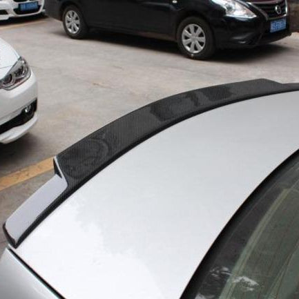 C74 Style Carbon Fibre Boot Spoiler for Mercedes Benz W204 C Class Saloon 07-14 - Carbon Factory