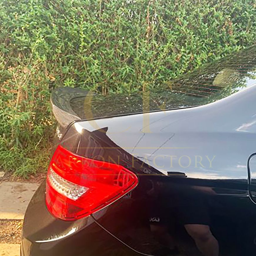 V Style Carbon Fibre Boot Spoiler for Mercedes Benz W204 C Class 07-14 - Carbon Factory