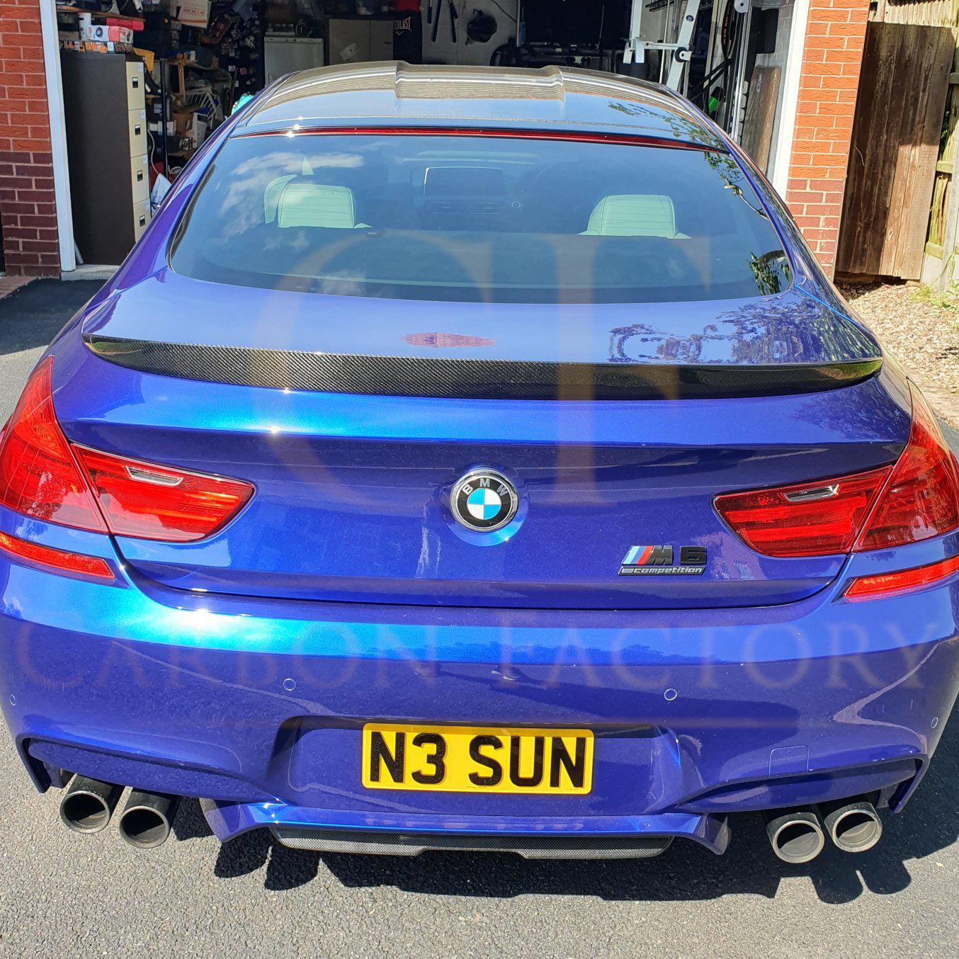 MP Style Carbon Fibre Boot Spoiler for BMW 6 Series F06 F12 F13 inc M6 11-18 - Carbon Factory