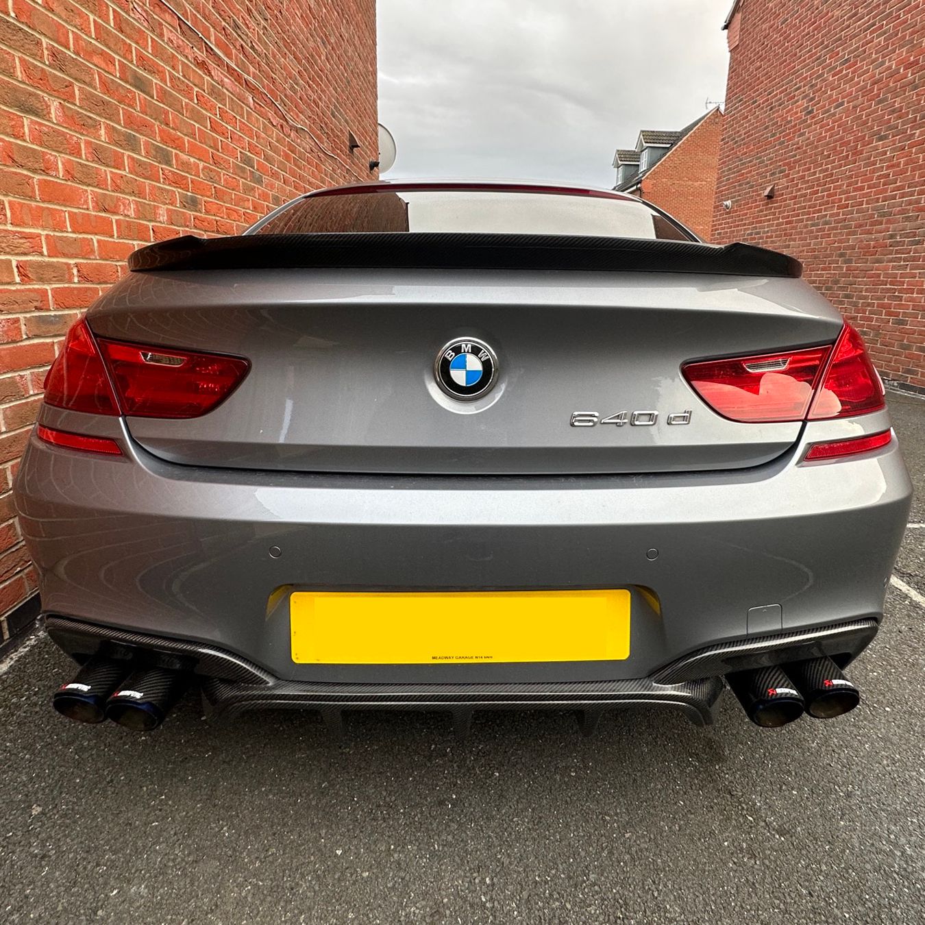V Style Carbon Fibre Boot Spoiler for BMW 6 Series F06 F12 F13 inc M6 11-18 - Carbon Factory