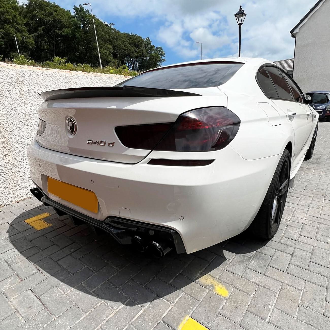 V Style Carbon Fibre Boot Spoiler for BMW 6 Series F06 F12 F13 inc M6 11-18 - Carbon Factory