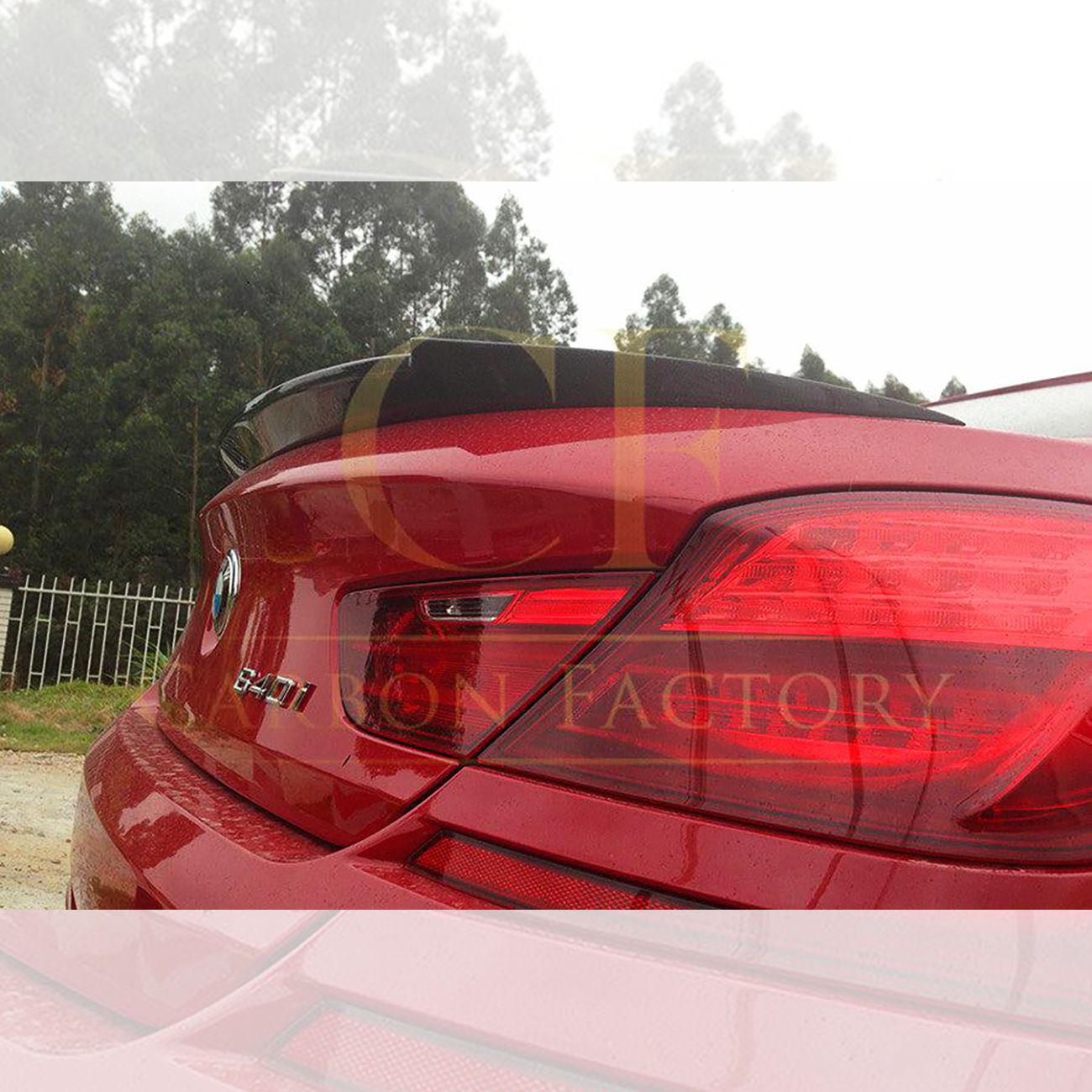V Style Carbon Fibre Boot Spoiler for BMW 6 Series F06 F12 F13 inc M6 11-18 - Carbon Factory