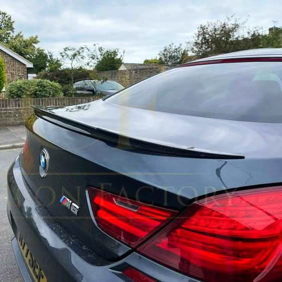 V Style Carbon Fibre Boot Spoiler for BMW 6 Series F06 F12 F13 inc M6 11-18 - Carbon Factory