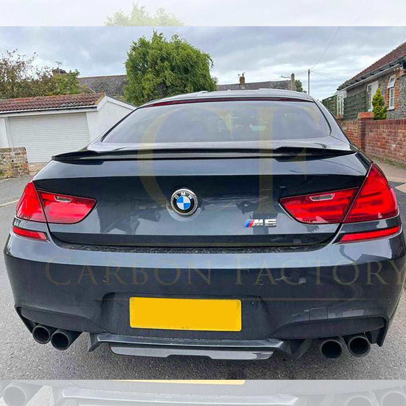V Style Carbon Fibre Boot Spoiler for BMW 6 Series F06 F12 F13 inc M6 11-18 - Carbon Factory