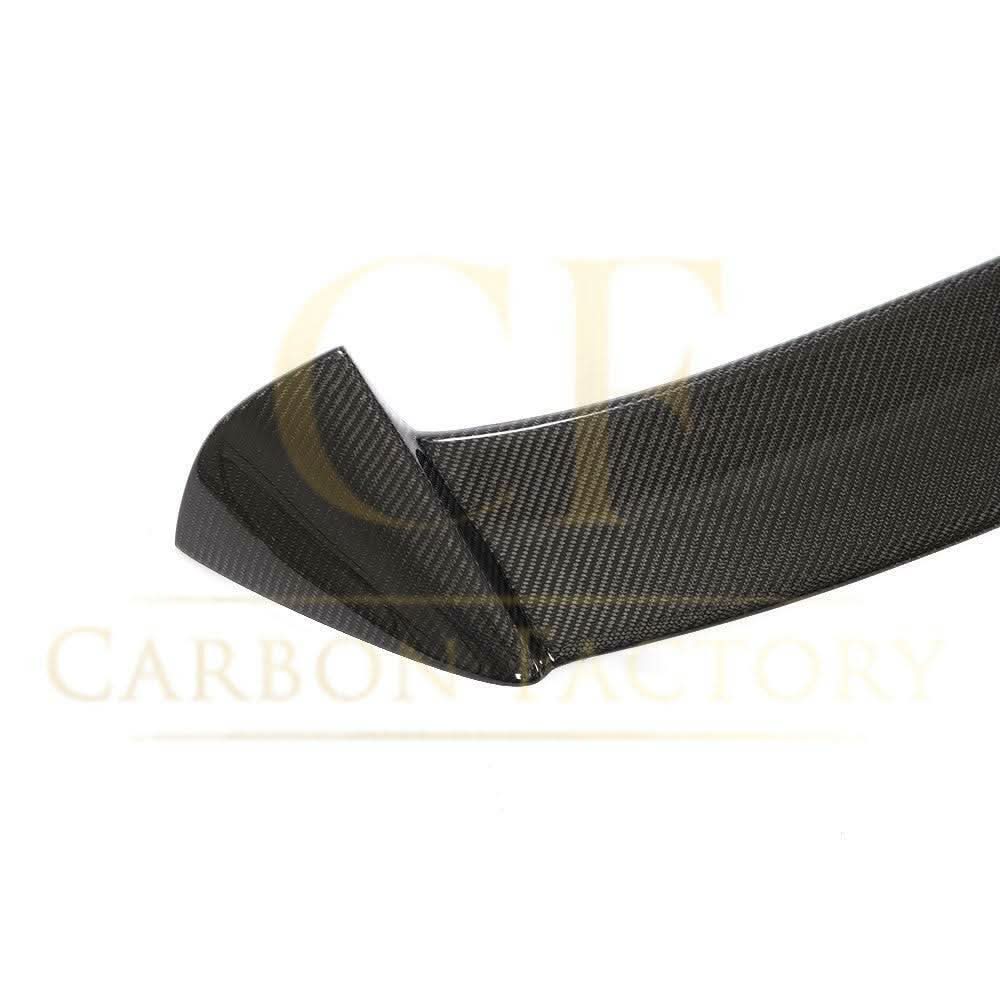 3D style carbon fibre roof spoiler for BMW 1 Series F20 F21 (2011-2019), showcasing sleek design and textured finish.