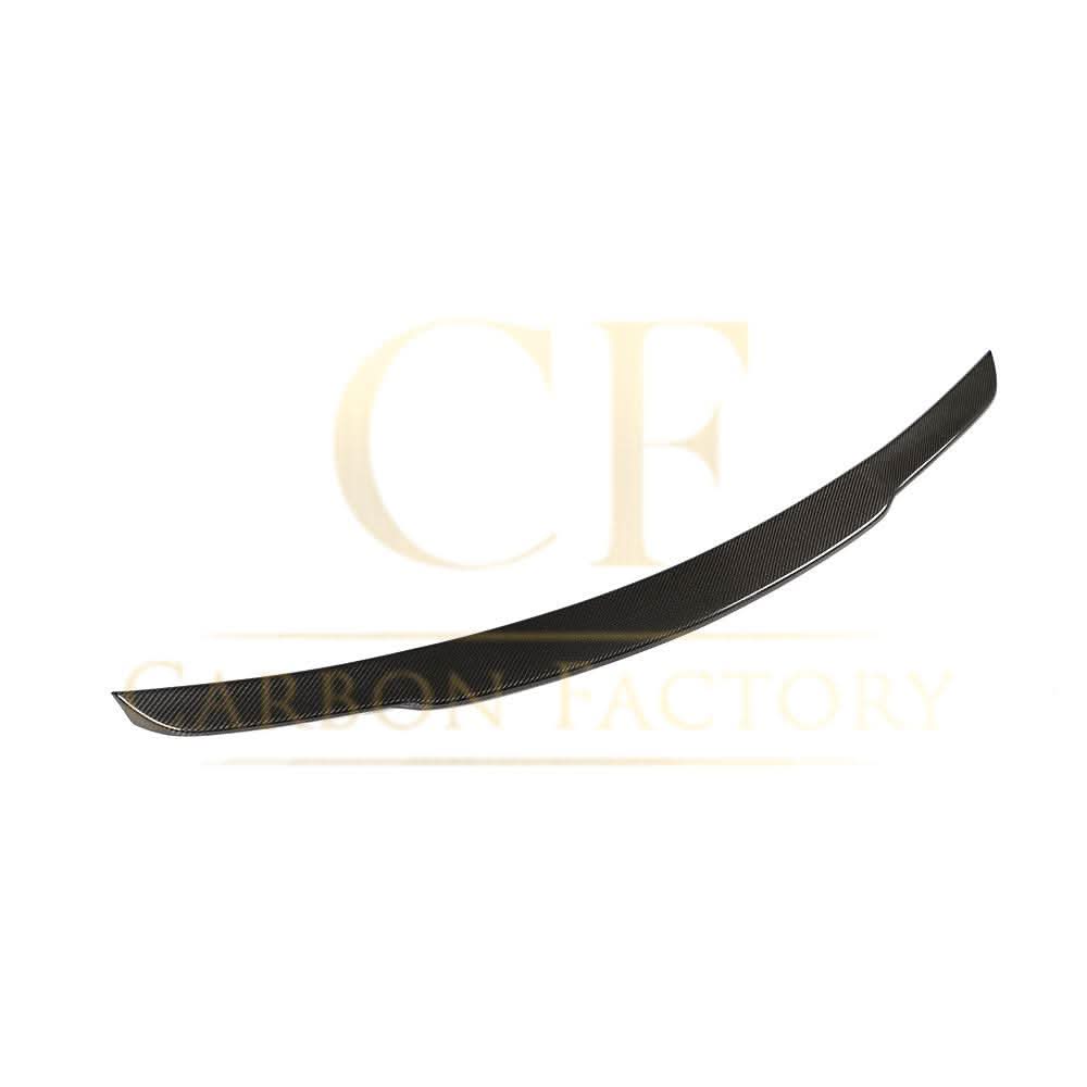 AMG-style carbon fiber boot spoiler for Mercedes-Benz W222 S-Class saloon 2014-2020, featuring sleek, aerodynamic design.