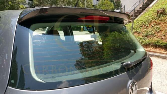 AB Style Carbon Fibre Roof Spoiler for VW Golf MK5 R32 GTI 04-09 - Carbon Factory
