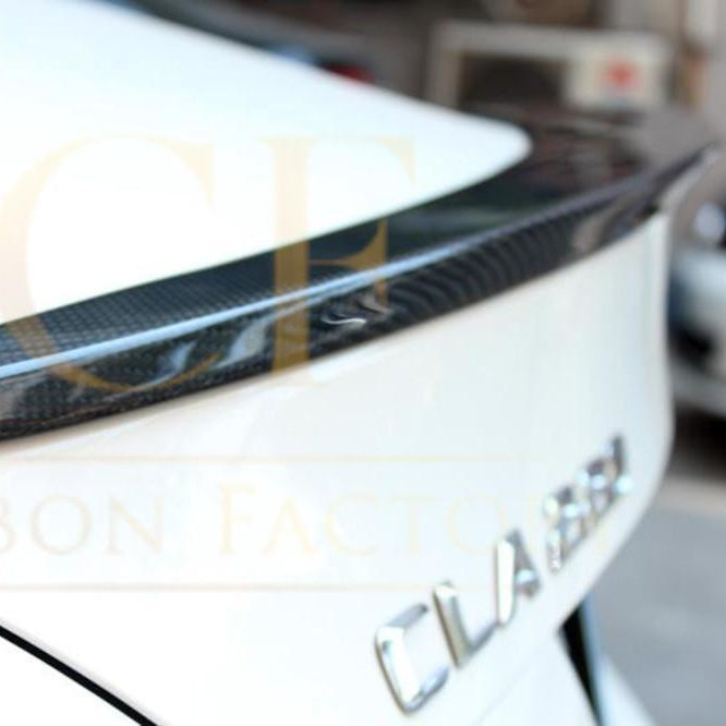 AMG Style Carbon Fibre Boot Spoiler for Mercedes Benz W117 CLA 13-19 - Carbon Factory